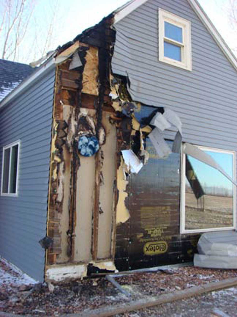 fire house damage